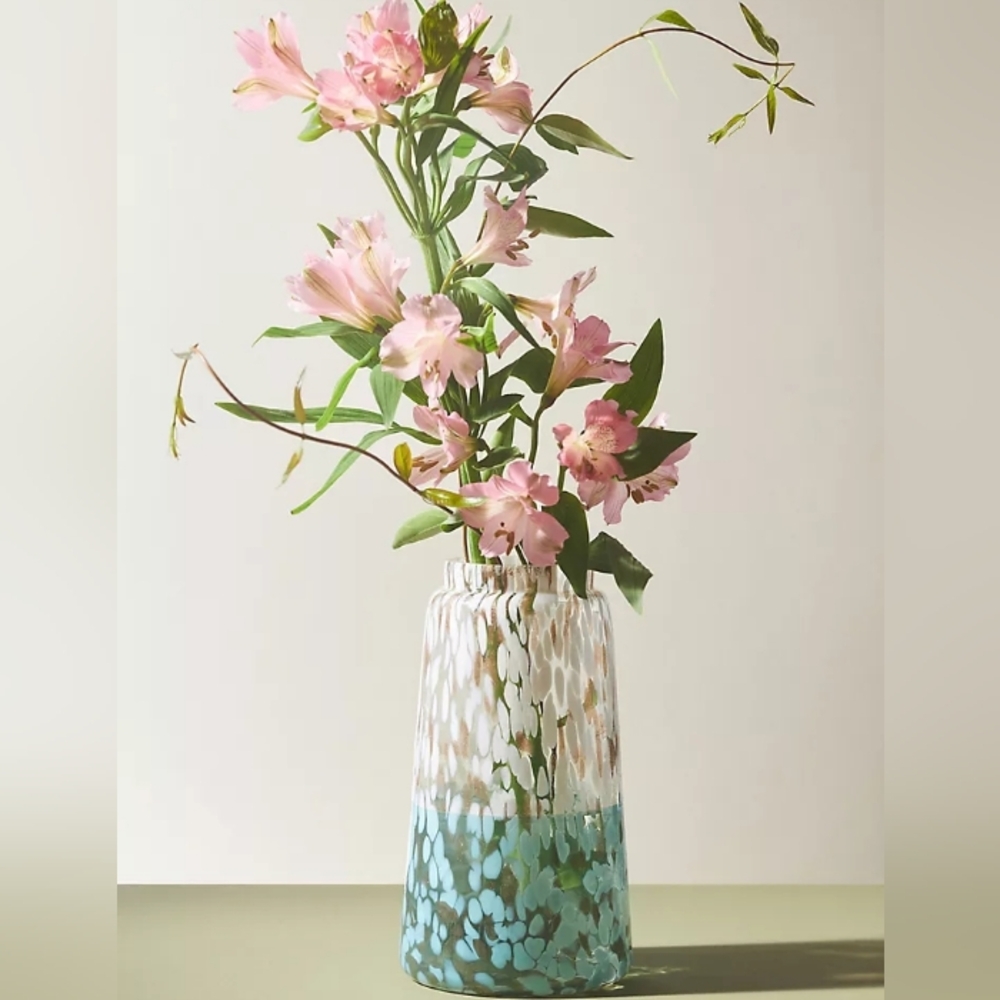 NWOT Anthro Bela Blue Art Vase
